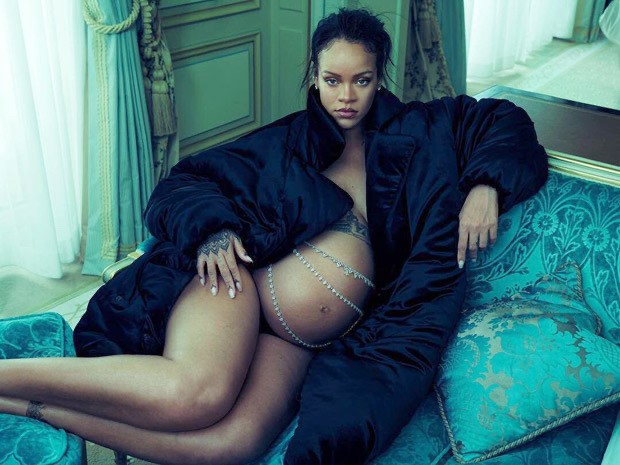 Pregnant Rihanna turns her baby bump into a fashion statement in daring Vogue maternity photoshoot, see pictures