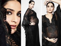 Pregnant Sonam Kapoor sets maternity fashion goals in black kaftan worth Rs. 38,117