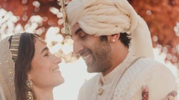 Ranbir Kapoor-Alia Bhatt Wedding: Bride wore hand dyed ivory organza embroidered saree; groom donned embroidered silk sherwani with uncut diamonds by Sabyasachi Mukherjee