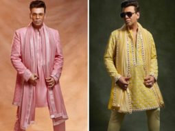 Ranbir Kapoor-Alia Bhatt Wedding: From yellow shimmery kurta to pink ensemble, Karan Johar quips – ‘Mid-life crisis hai to pehen liya Manish Malhotra ki sherwani’