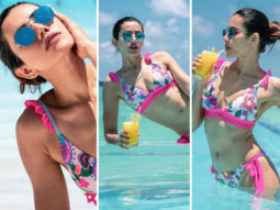 Sonnalli Seygall sets the temperature soaring in multi-coloured skimpy bikini in Maldives