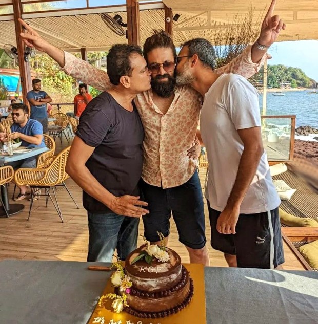 Yash, Prashanth Neel, and Vijay Kiragandur cut cake, toast to the global success of KGF – Chapter 2: ‘This is only the beginning’