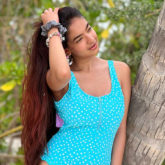 Anushka Sen sizzles in a hot blue monokini from her Maldives vacation