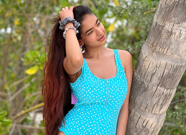 Anushka Sen sizzles in a hot blue monokini from her Maldives vacation