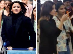 Alia Bhatt spotted running inside an airport with a luggage trolley while shooting for Rocky Aur Rani Ki Prem Kahani; watch