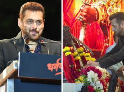 Salman Khan removes his shoes and pays respect to Balasaheb Thackeray at the trailer launch of Dharmaveer