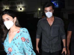 Alia Bhatt and Ranbir Kapoor step out for dinner at Karan Johar’s new restaurant to celebrate one-month wedding anniversary