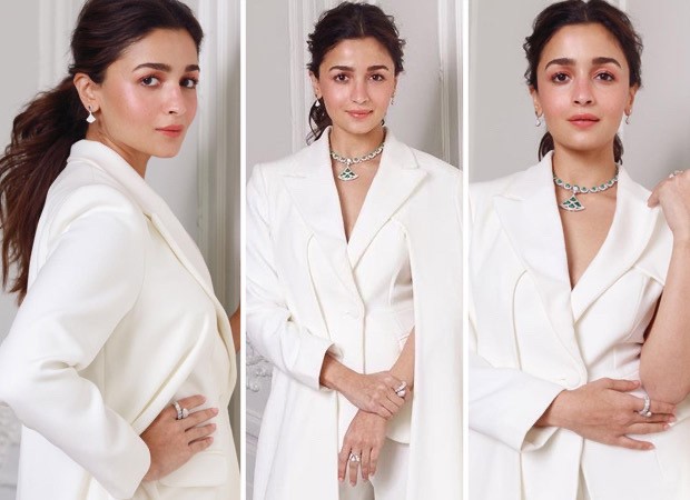 Alia Bhatt is a vision in white pantsuit with caped sleeves worth Rs. 1 ...