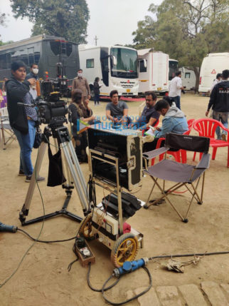 On the Sets of the movie Bhool Bhulaiyaa 2