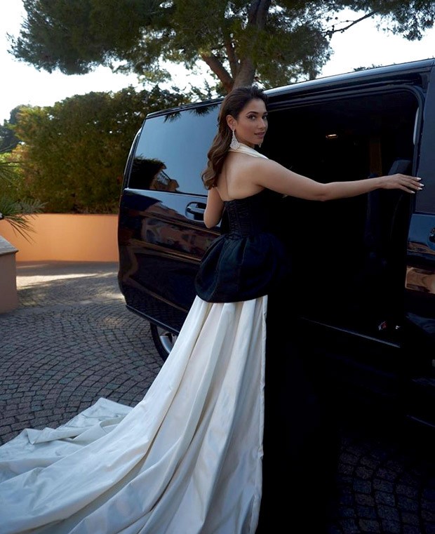 Cannes 2022: Tamannaah Bhatia looks drop dead gorgeous in dramatic black and white gown by Gauri & Nainika Cannes 2022: Tamannaah Bhatia looks drop dead gorgeous in dramatic black and white gown by Gauri & Nainika
