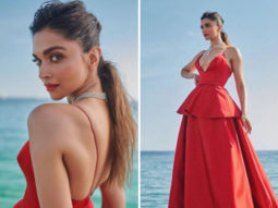 Cannes 2022: Deepika Padukone mesmerises in plunging neckline Louis Vuitton red hot top and skirt at Armageddon Time premiere
