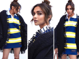 Deepika Padukone looks drop dead gorgeous in an oversized black jacket and brown knee-high boots as she walks the red carpet as brand ambassador at Louis Vuitton Cruise Show