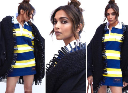 Deepika Padukone looks drop dead gorgeous in an oversized black jacket and  brown knee-high boots as she walks the red carpet as brand ambassador at Louis  Vuitton Cruise Show : Bollywood News 