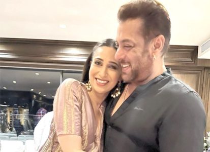 Karisma Kapoor gives Salman Khan a tight hug at Eid party; fans say â€œPlease  get marriedâ€ : Bollywood News - Bollywood Hungama