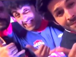 Kartik Aaryan makes Abhishek Bachchan and Ranbir Kapoor dance on Bhool Bhulaiyaa 2’s signature step after football match