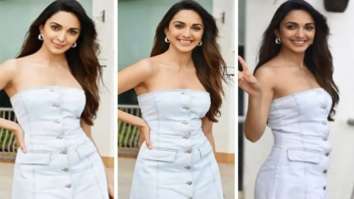 Kiara Advani makes heads turns in strapless mini denim dress worth Rs.4,227 for Bhool Bhulaiyaa 2 promotions