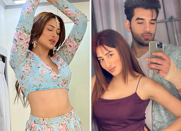 Mahira Sharma flaunts her sexy figure; actor Paras Chhabra sarcastically takes a dig at the trolls