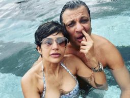 Mandira Bedi turns off comment section on Instagram after she gets trolled for sharing pool picture with male friend