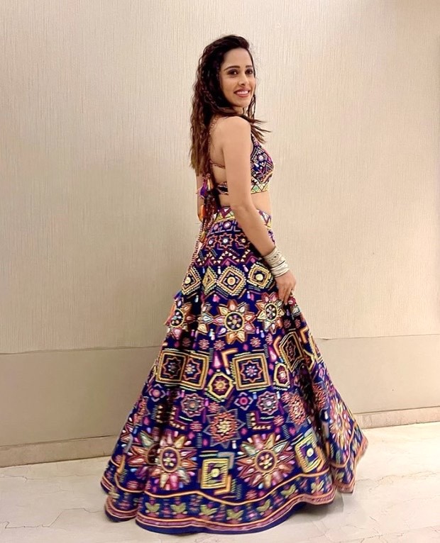 Nushrratt Bharuccha twirls in gorgeous in purple lehenga while promoting Janhit Mein Jaari in Jaipur