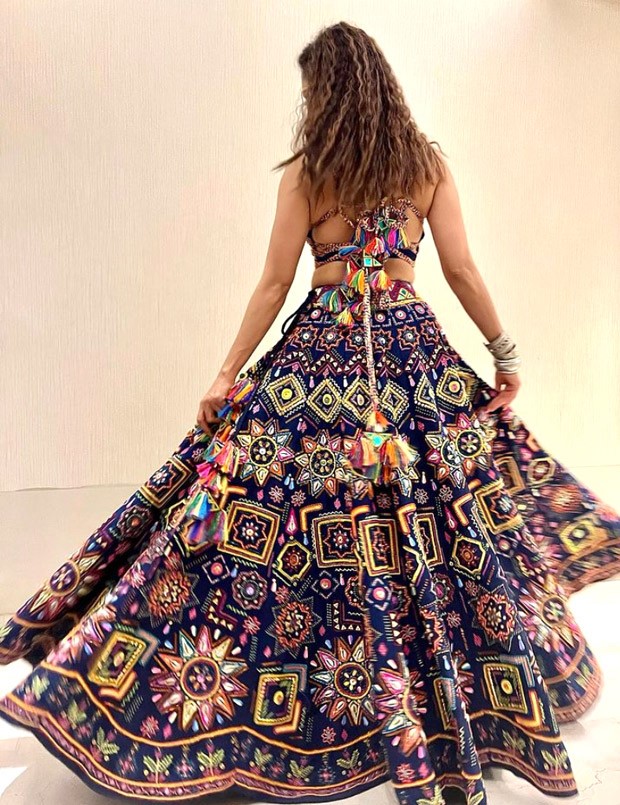 Nushrratt Bharuccha twirls in gorgeous in purple lehenga while promoting Janhit Mein Jaari in Jaipur