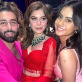 Nysa Devgn makes a gorgeous appearance in a pink bodycon gown for Kanika Kapoor's wedding reception