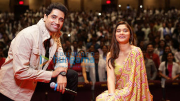 Photos: Adivi Sesh and Saiee Manjrekar snapped at Major song ‘Saathiya’ launch at a college in Pune