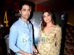 Photos: Adivi Sesh and Saiee Manjrekar snapped at the launch of the new song from their film Major
