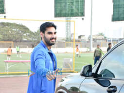 Photos: Ahan Shetty, Dino Morea, Abhishek Bachchan and others snapped during a football match in Bandra