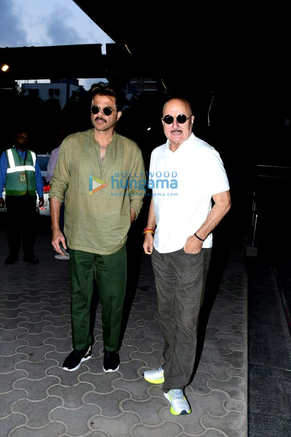 Photos: Anil Kapoor, Anupam Kher and Ramesh Taurani snapped at PVR Icon post a screening of RRR Photos: Anil Kapoor, Anupam Kher and Ramesh Taurani snapped at PVR Icon post a screening of RRR