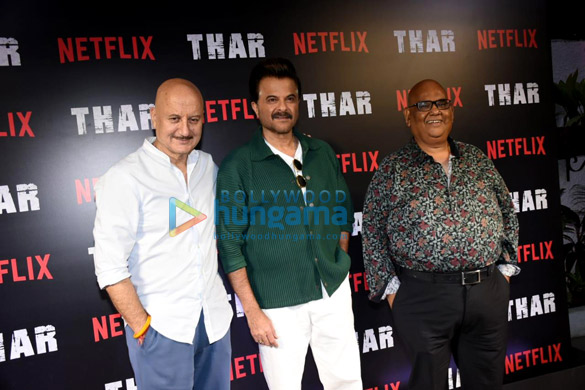 photos anil kapoor satish kaushik anupam kher and others snapped at the special screening of thar 3