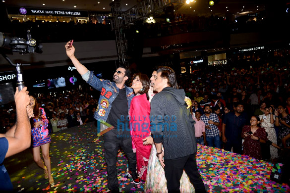 photos cast of jugjugg jeeyo attend the trailer launch of their film at grand central mall 5