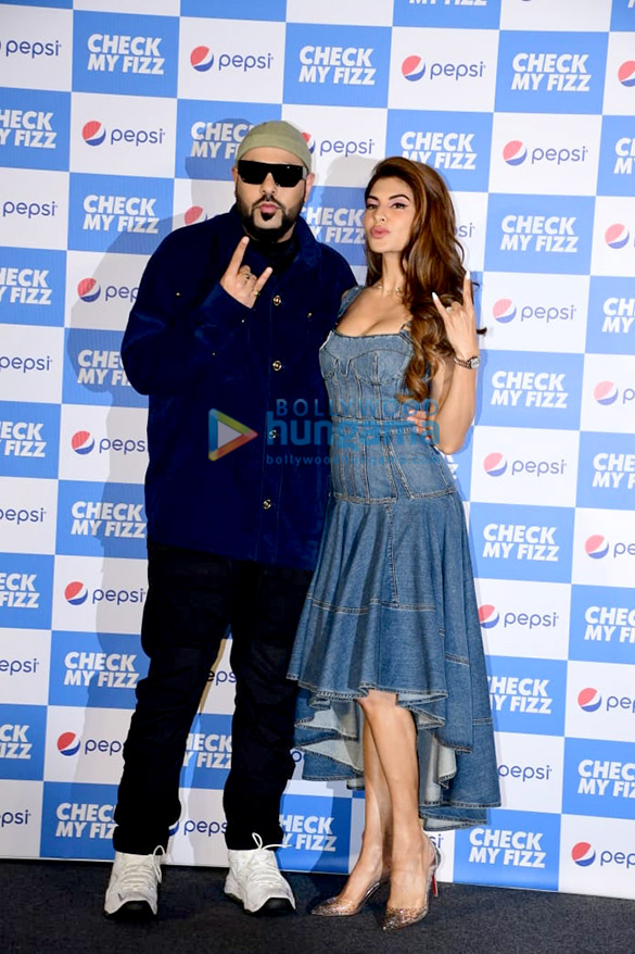 photos jacqueline fernandez and badshah snapped at the pepsi anthem song launch4 1