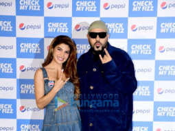 Photos: Jacqueline Fernandez and Badshah snapped at the Pepsi anthem song launch