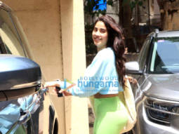 Photos: Janhvi Kapoor spotted outside a pilates studio