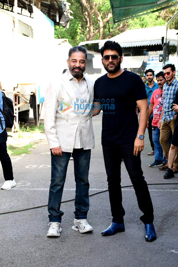 photos kamal haasan snapped for vikram promotions on the sets of the kapil sharma show 2