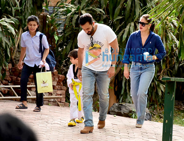 photos kareena kapoor khan saif ali khan and taimur ali khan snapped along with nikhil dwivedi and family in bandra 4