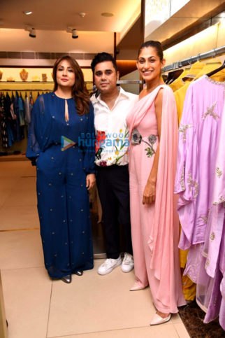 Photos: Kubbra Sait, Urvashi Dholakia and others snapped at the unveiling of designer Rajat Tangri’s new collection at Aza