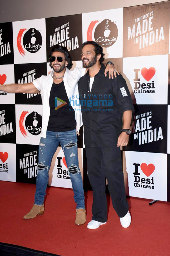 photos ranveer singh and rohit shetty snapped at chings secret made in india launch3 2