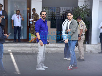 Photos: Rohit Shetty and Sidharth Malhotra snapped together at Kalina airport