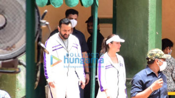 Photos: Saif Ali Khan and Kareena Kapoor Khan spotted on location for a shoot