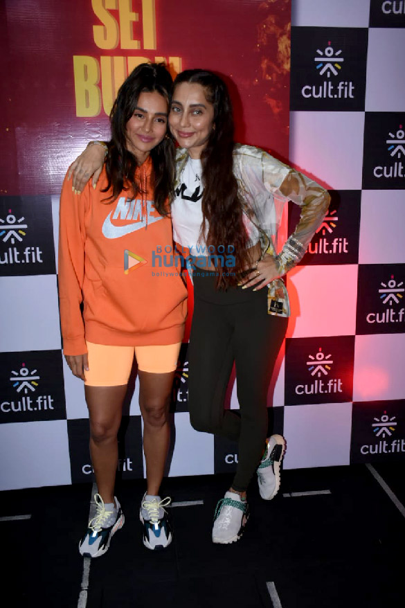 photos shibani dandekar and anusha dandekar snapped at cult fitness launch event 5