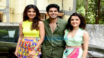 Photos: Shilpa Shetty, Abhimanyu Dassani and Shirley Setia snapped during the promotions of Nikamma