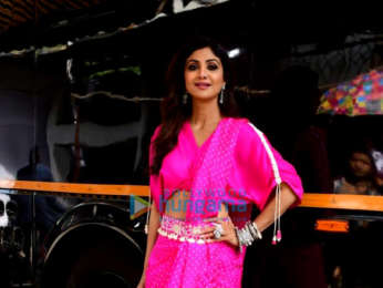 Photos: Shilpa Shetty and Abhimanyu Dassani snapped on the sets of India's Laughter Challenge