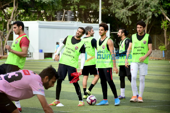photos tiger shroff ishaan khatter ibrahim ali khan and others snapped at an all star football match 2