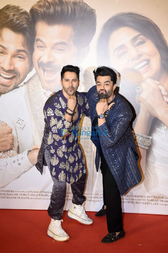 photos varun dhawan kiara advani anil kapoor and neetu kapoor arrive for the trailer launch of their film jugjugg jeeyo 10