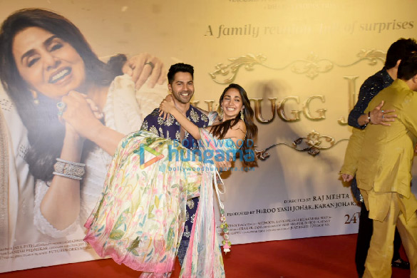 photos varun dhawan kiara advani anil kapoor and neetu kapoor arrive for the trailer launch of their film jugjugg jeeyo 14