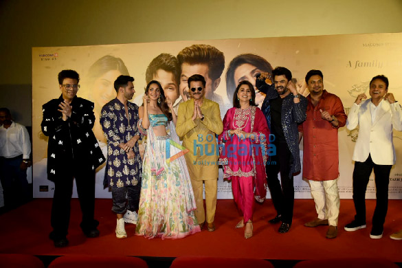 photos varun dhawan kiara advani anil kapoor and neetu kapoor arrive for the trailer launch of their film jugjugg jeeyo 8