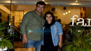 Photos: Vidya Balan and Siddharth Roy Kapur snapped at Farmers’ Cafe in Bandra