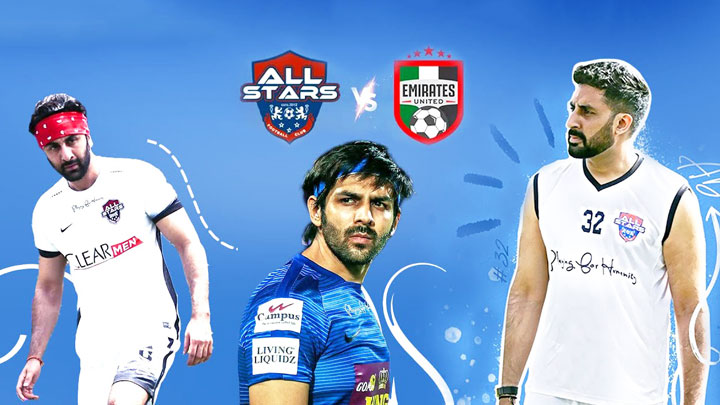 Ranbir Kapoor, Abhishek Bachchan, Kartik Aaryan and stars gear up for a spellbinding match – ASFC vs Emirates United| Dubai