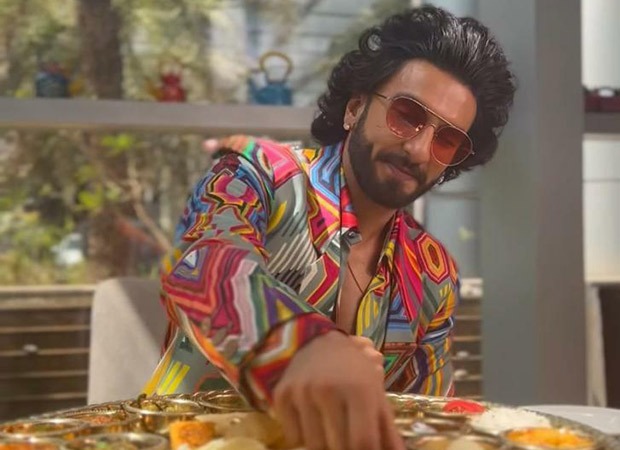 Ranveer Singh relishes Mohanlal thaal, giant Gujarati thaali, during Jayeshbhai Jordaar promotions